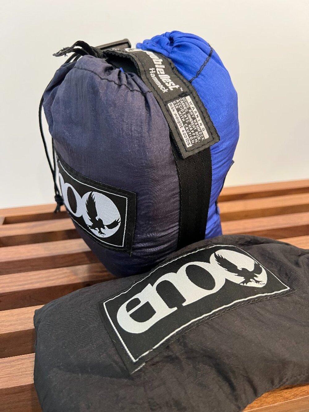 Like-New ENO DoubleNest Hammock with Atlas Straps (Used Once)